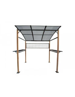 Abri Barbecue Darwin En Alu / Acier - Oak / Graphite