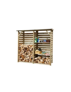 Abri Bûche Avec Toit Zingué