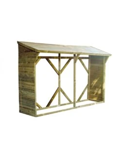 Abri Bûches Memphis XL Traité Autoclave Pour 4 Stères