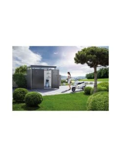 Abri De Jardin Highline BIOHORT Simple Porte De 4.3 à 8.7 M² -Barbecue Soldes abri de jardin highline biohort simple porte de 43 a 87 m 1
