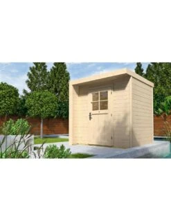 Abri De Jardin WEKA Design 262 De 3.6 M² Au Choix En Bois Massif 21 Mm