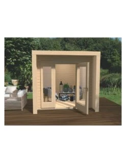 Abri De Jardin WEKA Design 263 De 5.6 M² Au Choix En Bois Massif 28 Mm