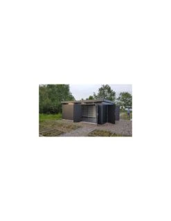Abri/garage CasaNova Isolé Largeur 4m BIOHORT -Barbecue Soldes abrigarage casanova isole largeur 4m biohort 3