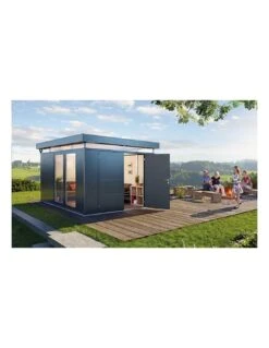 Abri/garage CasaNova Isolé Largeur 4m BIOHORT -Barbecue Soldes abrigarage casanova isole largeur 4m biohort 6