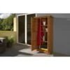 Armoire De Balcon WEKA 195B Lasurée Chêne Clair En Bois 14 Mm