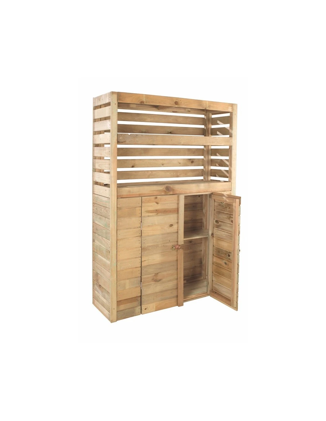 Armoire De Rangement Beli 0.5 M² Avec Plancher En Bois Traité Autoclave 15 Mm 1 Armoire De Rangement Beli 0.5 M² Avec Plancher En Bois Traité Autoclave 15 Mm