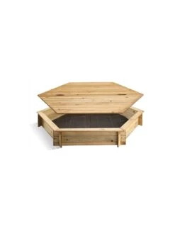 Bac à Sable Hexagonale Avec Couvercle - 180 X180 X 25 Cm