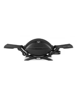 Barbecue Soldes 7 Weber Barbecue à Gaz Q 2200 Noir Grille Fonte