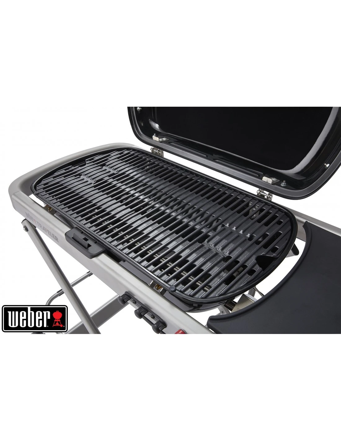 Barbecue à Gaz Weber Traveler Noir Avec Chariot 3 Barbecue à Gaz Weber Traveler Noir Avec Chariot - Image 3