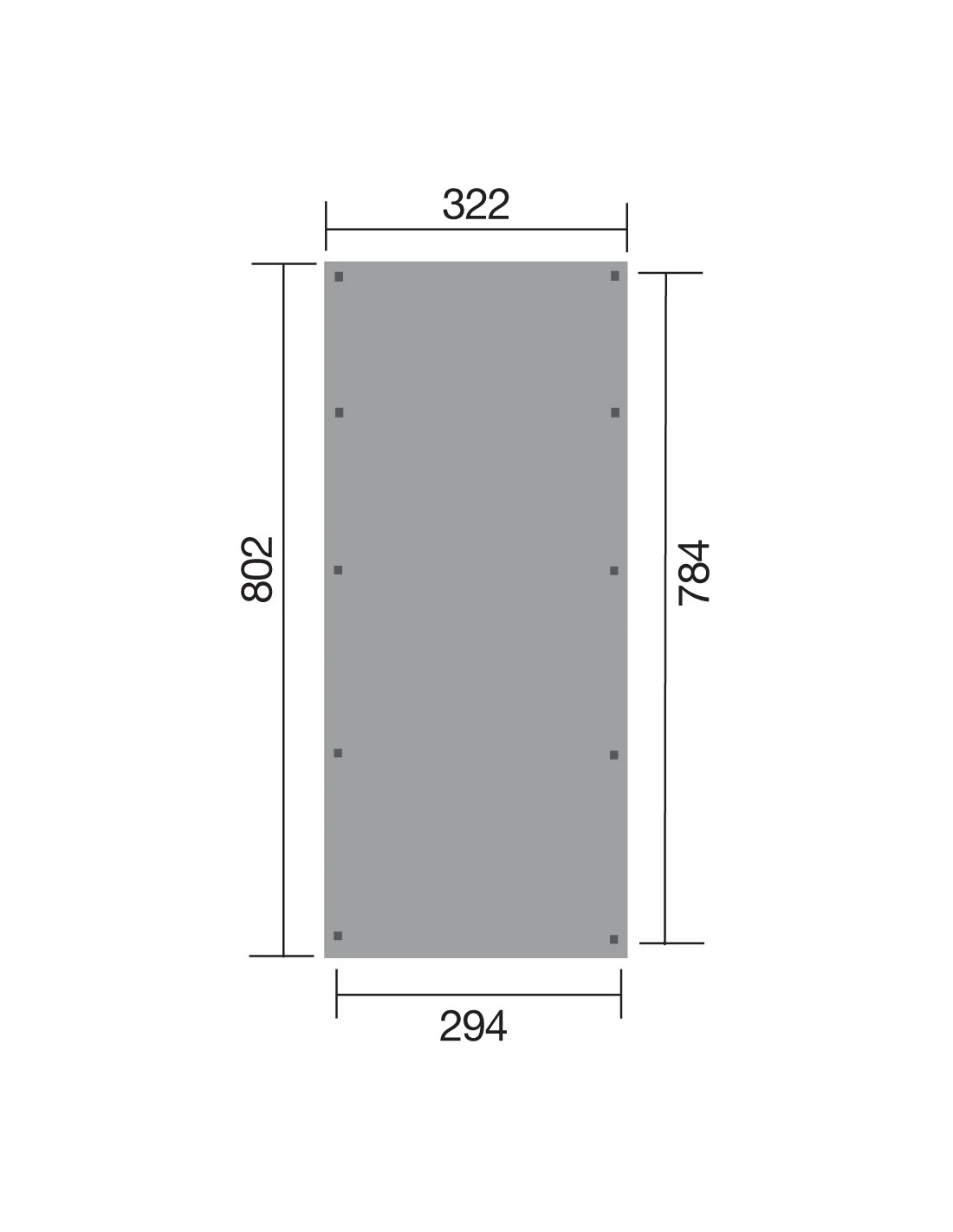 Carport WEKA 617 De 25.8 M² Traitée Autoclave 2 Carport WEKA 617 De 25.8 M² Traitée Autoclave - Image 2