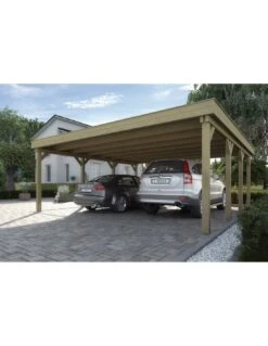 Carport WEKA Double 609 De 37.5 M² Traitée Autoclave