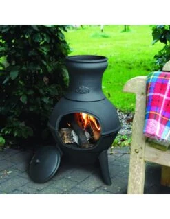 ESSCHERT DESIGN Chauffe Terrasse En Fonte H.70 Cm