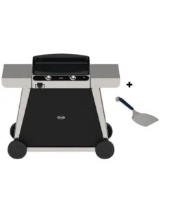 ENO Combo Plancha Chambord 60 Inox Avec Chariot