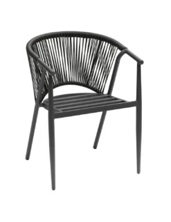 Fauteuil De Jardin Emperia - Aluminium Et Résine Tressée -Barbecue Soldes fauteuil de jardin emperia aluminium et resine tressee 2