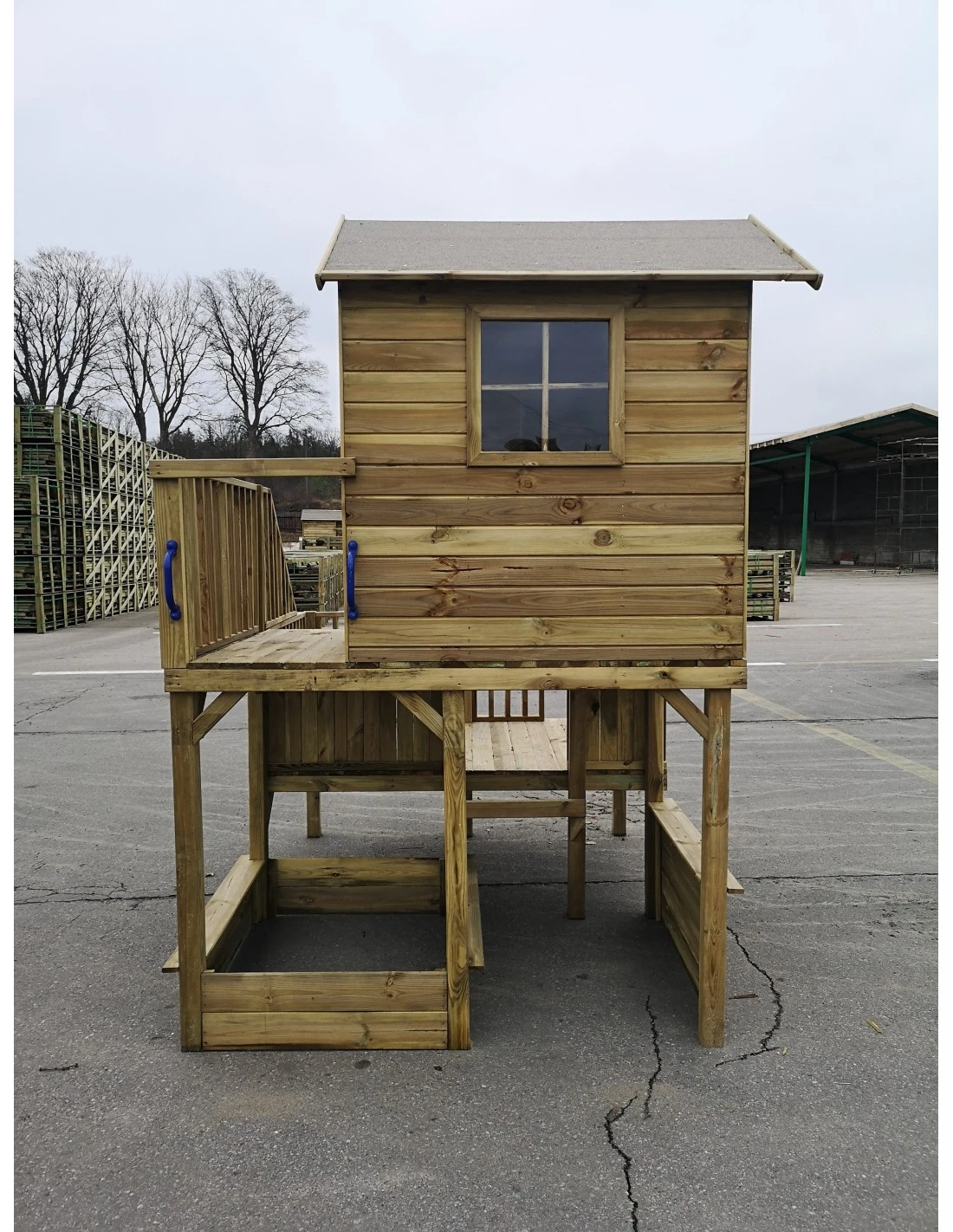 Maisonnette HUBERT Sur Pilotis Avec Bac à Sable 5 Maisonnette HUBERT Sur Pilotis Avec Bac à Sable - Image 5