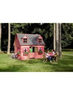 Maisonnette ROSALIE 6 Maisonnette ROSALIE -Barbecue Soldes maisonnette rosalie en bois avec plancher traite 2