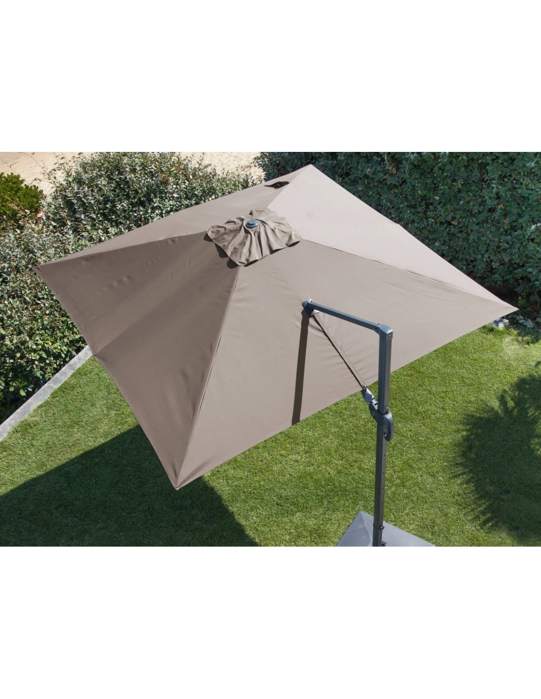 Parasol Déporté NH20 3x3 M En Aluminium Orientable, Inclinable Et Rotatif - Ecru 2 Parasol Déporté NH20 3x3 M En Aluminium Orientable, Inclinable Et Rotatif - Ecru - Image 2