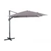 Parasol Déporté NH20 3x3 M En Aluminium Orientable, Inclinable Et Rotatif - Ecru