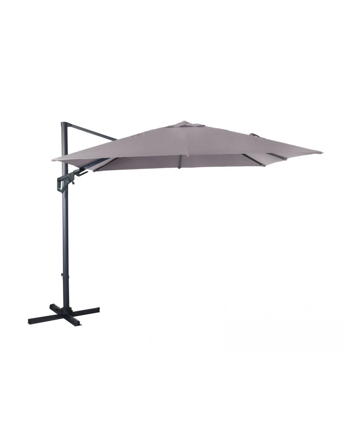 Parasol Déporté NH20 3x3 M En Aluminium Orientable, Inclinable Et Rotatif - Ecru 1 Parasol Déporté NH20 3x3 M En Aluminium Orientable, Inclinable Et Rotatif - Ecru