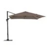 Parasol Déporté Roma 3 X 4 M En Aluminium - Grey / Taupe