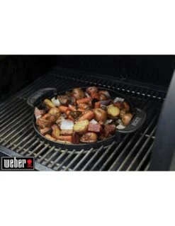 Plancha Fonte D'acier Pour Gourmet BBQ System - Weber -Barbecue Soldes plancha fonte d acier pour gourmet bbq system weber 17