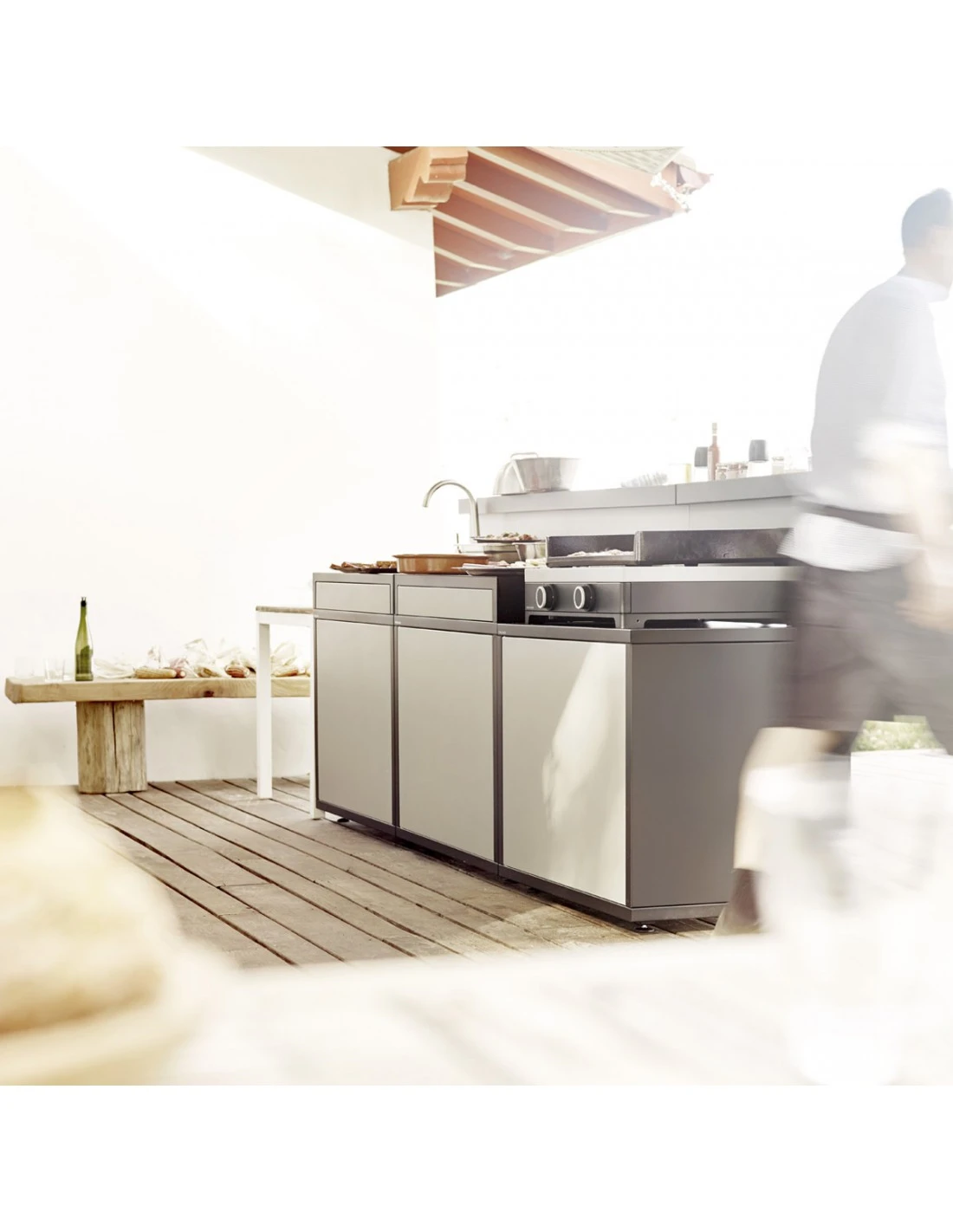 Plancha Modern G60 à Gaz Acier Noir Et Gris Clair - Forge Adour 3 Plancha Modern G60 à Gaz Acier Noir Et Gris Clair - Forge Adour - Image 3