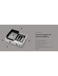 Plancha Modern G60 à Gaz Acier Noir Et Gris Clair - Forge Adour 14 Plancha Modern G60 à Gaz Acier Noir Et Gris Clair - Forge Adour -Barbecue Soldes plancha modern g60 a gaz acier noir et gris clair forge adour 6