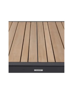 Table Corvo Extensible 12 Places - Acacia/Aluminium -Barbecue Soldes table corvo extensible 12 places acaciaaluminium 2