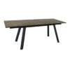 Table De Jardin Agra 150/200/250 Cm - Plateau à Lames HPL Fundermax - Graphite / Cave