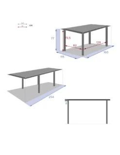 Table De Jardin Allure Extensible 10 Places - Aluminium Et HPL Effet Bois -Barbecue Soldes table de jardin allure extensible 10 places aluminium et hpl effet bois 8