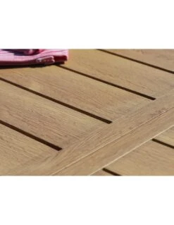 Table De Jardin COME 160/240 X 100 Cm -- Graphite / Oak -Barbecue Soldes table de jardin come 160240 x 100 cm graphite oak graphite oak 5