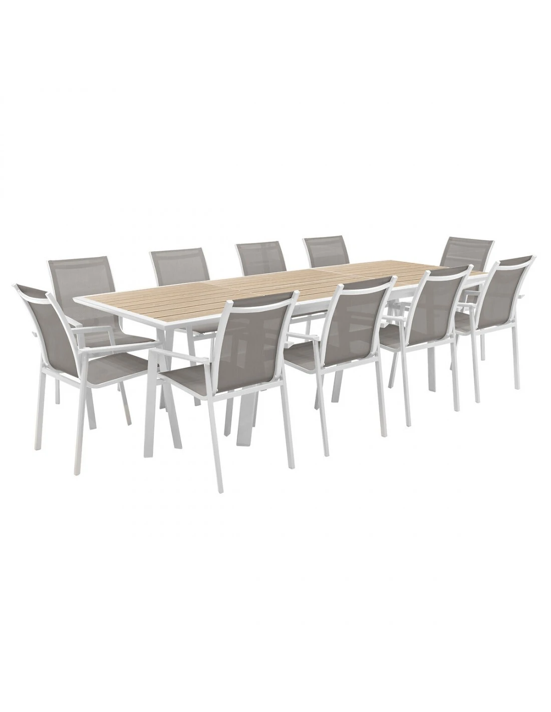 Table De Jardin Extensible Pavane 10 Personnes - Lin 1 Table De Jardin Extensible Pavane 10 Personnes - Lin