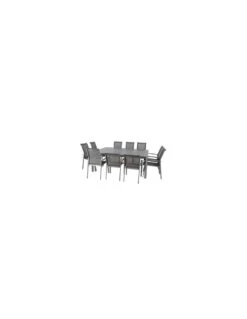 Table De Jardin Paradize Carrée Extensible - Aluminium Graphite -Barbecue Soldes table de jardin paradize carree extensible aluminium graphite 3