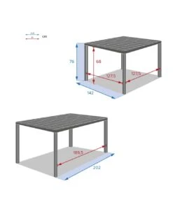 Table De Jardin Paradize Carrée Extensible - Aluminium Graphite -Barbecue Soldes table de jardin paradize carree extensible aluminium graphite 7