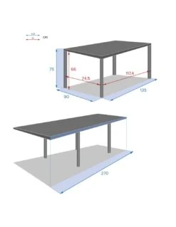 Table De Jardin Piazza Extensible 10 Places - Aluminium Graphite -Barbecue Soldes table de jardin piazza extensible 10 places aluminium 6