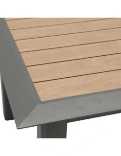 Table De Jardin Allure Extensible 10 Places - Aluminium Imprimé Effet Bois -Barbecue Soldes table extensible allure 10 places aluminium imprime effet bois 1 5