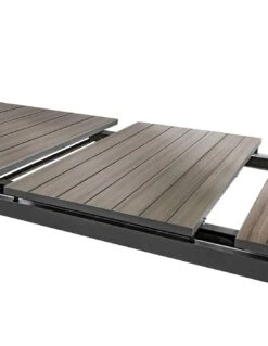 Table Haute Evasion Extensible 8 Places - Plateau Effet Bois -Barbecue Soldes table haute evasion extensible 8 places plateau effet bois 4