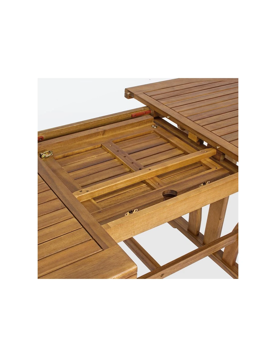 Table Ovale Extensible Acacia Noémi 150/200 X 90 Cm 2 Table Ovale Extensible Acacia Noémi 150/200 X 90 Cm - Image 2