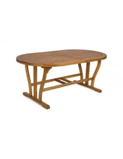 Table Ovale Extensible Acacia Noémi 180/240 X 100cm -Barbecue Soldes table ovale extensible acacia noemi 180240 x 100cm 1 2