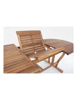 Table Ovale Extensible Acacia Noémi 180/240 X 100cm -Barbecue Soldes table ovale extensible acacia noemi 180240 x 100cm 1 4