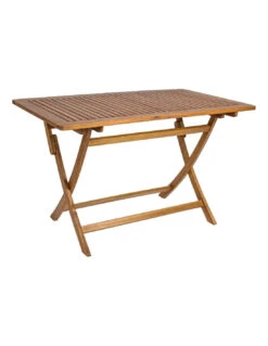 Table Pliante Rectangle En Acacia Noemi 120 X 70 Cm