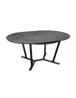 Table Valenza 125/175 X 125 En Aluminium / SPC - Graphite / Gris